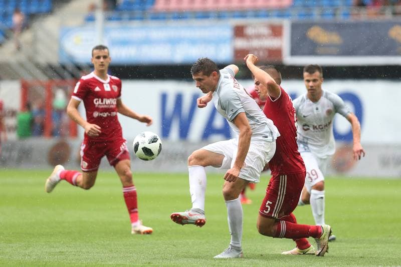 Football. PKO BP Ekstraklasa. Piast Gliwice - Zaglebie Lubin. 04.08.2018