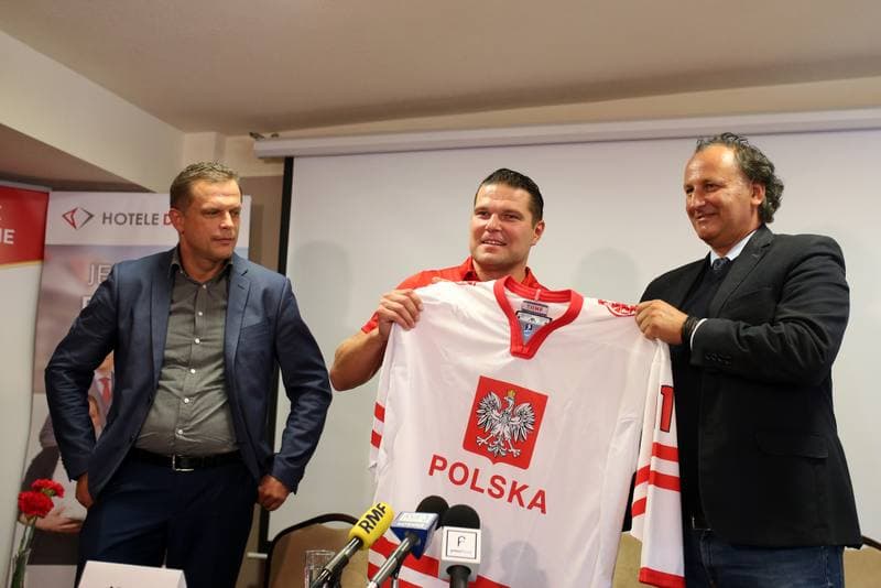 Ice Hockey. Poland national team. Press Conference. 21.08.2018
