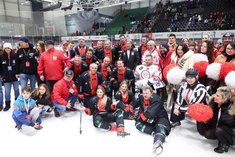 Ice Hockey. Charity Match. Hokejowa Kadra Artystow Polskich - Przyjaciele WOSP. 20.01.2024