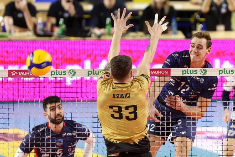 Volleyball. PlusLiga. GKS Katowice - Grupa Azoty ZAKSA Kedzierzyn-Kozle. 10.02.2024