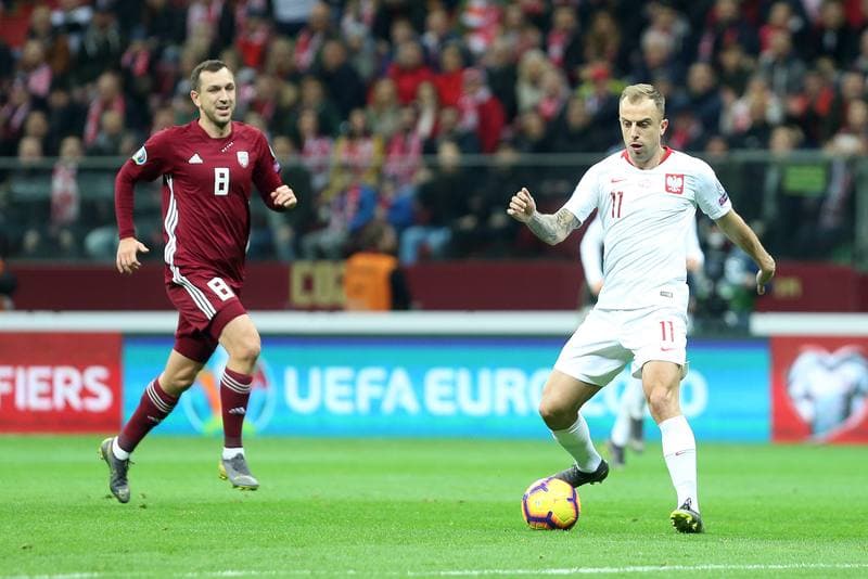 Football. Euro 2020 Qualifiers. Poland - Latvia. 24.03.2019