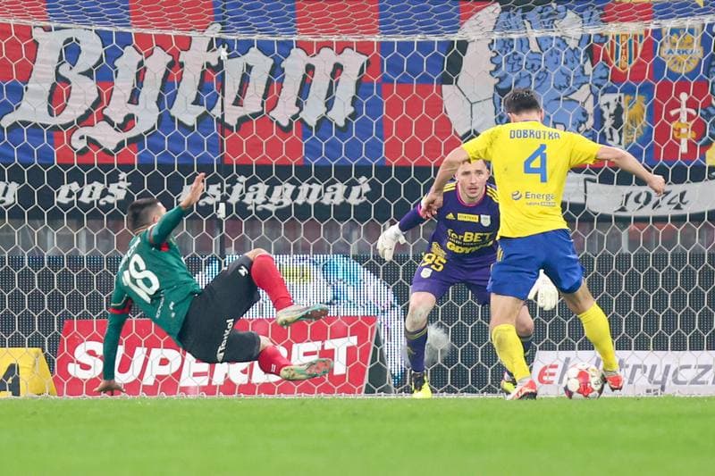 Football. Fortuna I Liga. GKS Tychy - Arka Gdynia. 01.03.2024