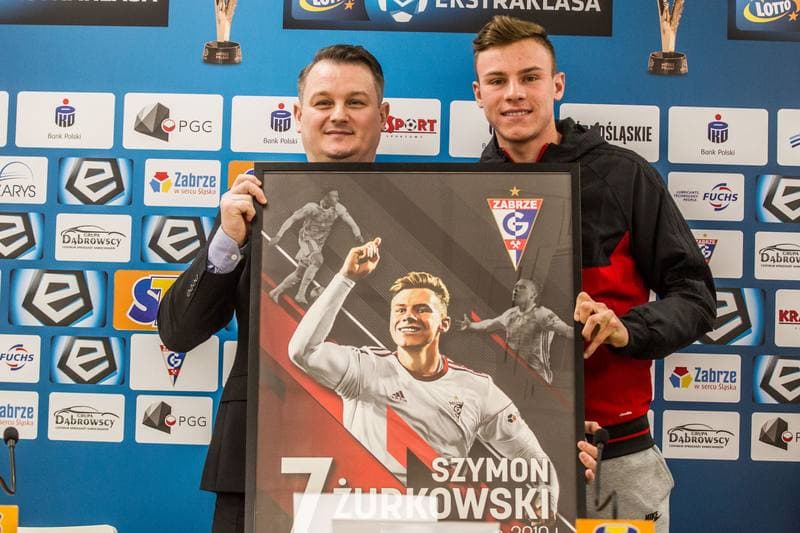 Football. Gornik Zabrze. Press Conference. 13.05.2019