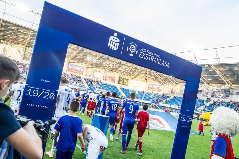 Football. PKO BP Ekstraklasa. Piast Gliwice - Lech Poznan. 20.07.2019