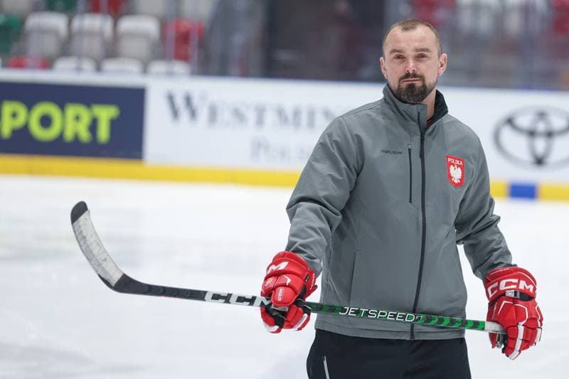 Ice Hockey. Poland national team. Training. 06.05.2024