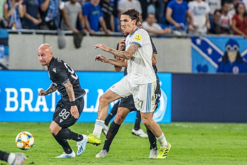 Football. UEFA Europa League. Slovan Bratislava - PAOK FC. 22.08.2019