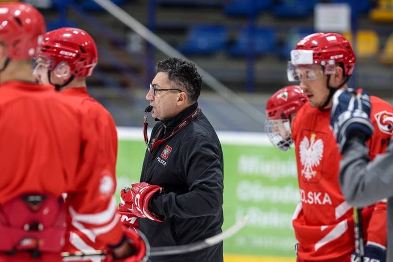 Ice Hockey. Poland national team. Training. 03.11.2024