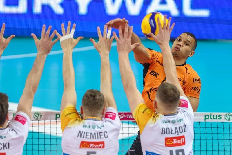 Volleyball. PlusLiga. Jastrzebski Wegiel - Trefl Gdansk. 09.04.2023