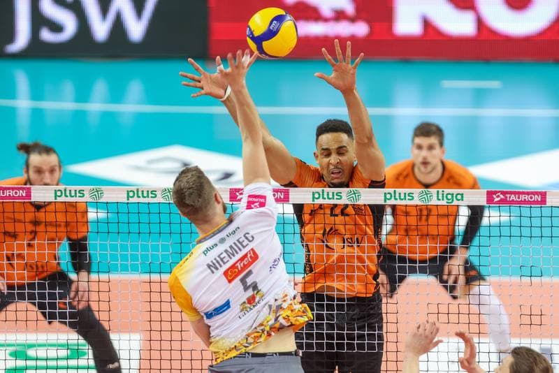 Volleyball. PlusLiga. Jastrzebski Wegiel - Trefl Gdansk. 09.04.2023