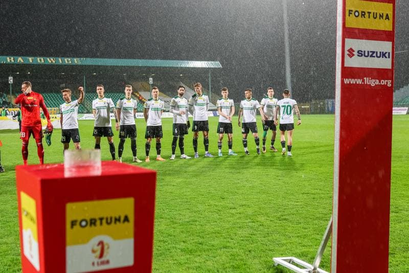 Football. Fortuna I Liga. GKS Katowice - Gornik Leczna. 15.04.2023
