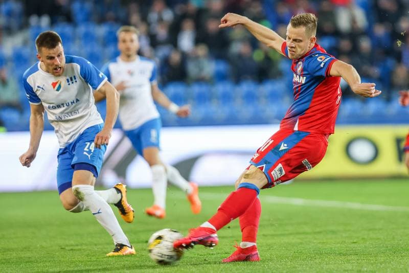 Football. Fortuna:Liga. Banik Ostrava - Viktoria Plzen. 16.04.2023