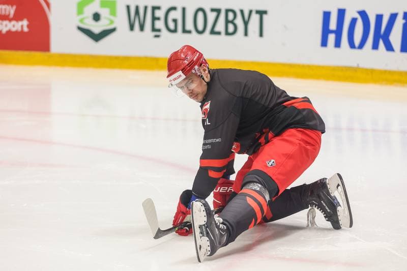 Ice Hockey. Poland national team. Training. 24.04.2023