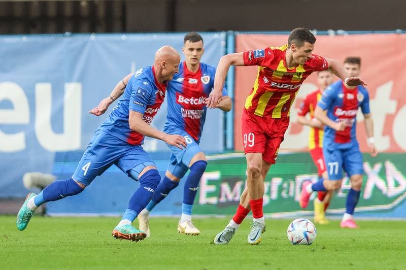 Football. PKO BP Ekstraklasa. Piast Gliwice - Korona Kielce. 12.05.2023