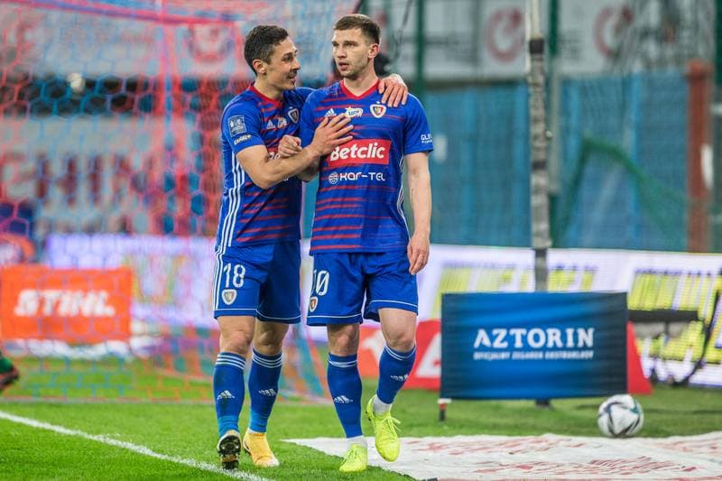 Football. PKO BP Ekstraklasa. Piast Gliwice - Gornik Zabrze. 12.04.2021