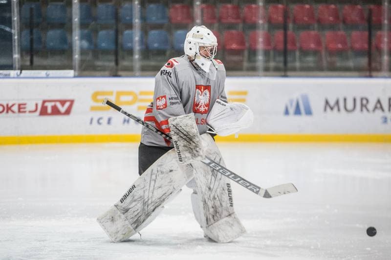 Ice Hockey. Poland national team. Training. 13.12.2021