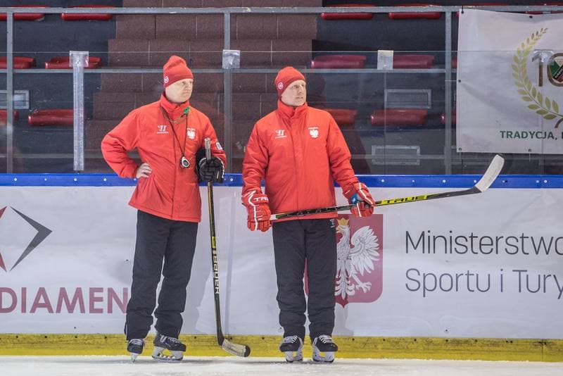 Ice Hockey. Poland national team. Training. 04.04.2022