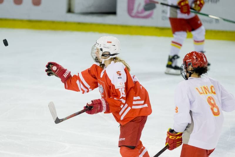 Ice Hockey. Women's World Championship Division 1B. Poland - China. 14.04.2022