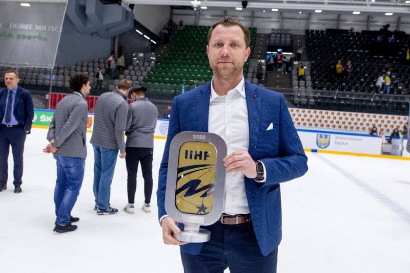 Ice Hockey. World Championship Division 1 Group B. Estonia - Ukraine. 01.05.2022