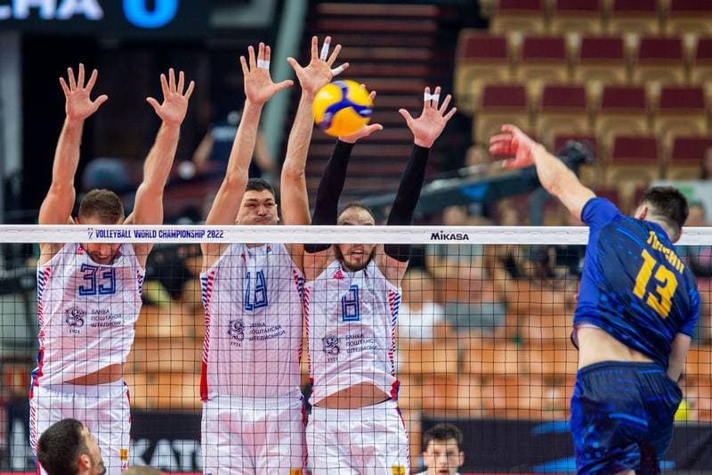 Volleyball. FIVB Men's World Championship. Ukraine - Serbia. 27.08.2022