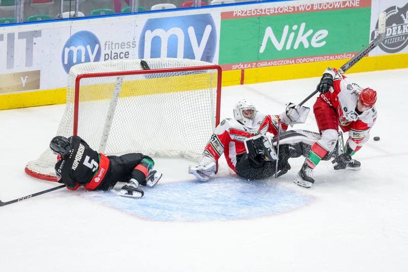 Ice Hockey. Tauron Hokej Liga. Zaglebie Sosnowiec - GKS Tychy. 06.10.2023