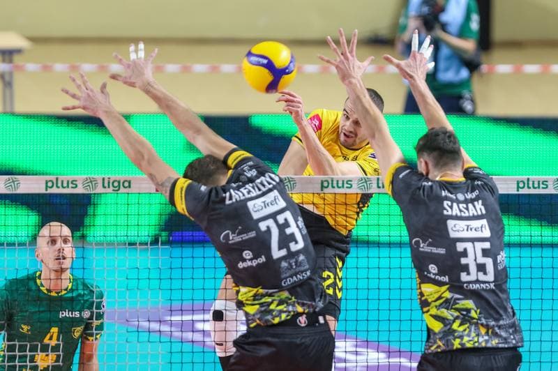 Volleyball. PlusLiga. GKS Katowice - Trefl Gdansk. 22.10.2023