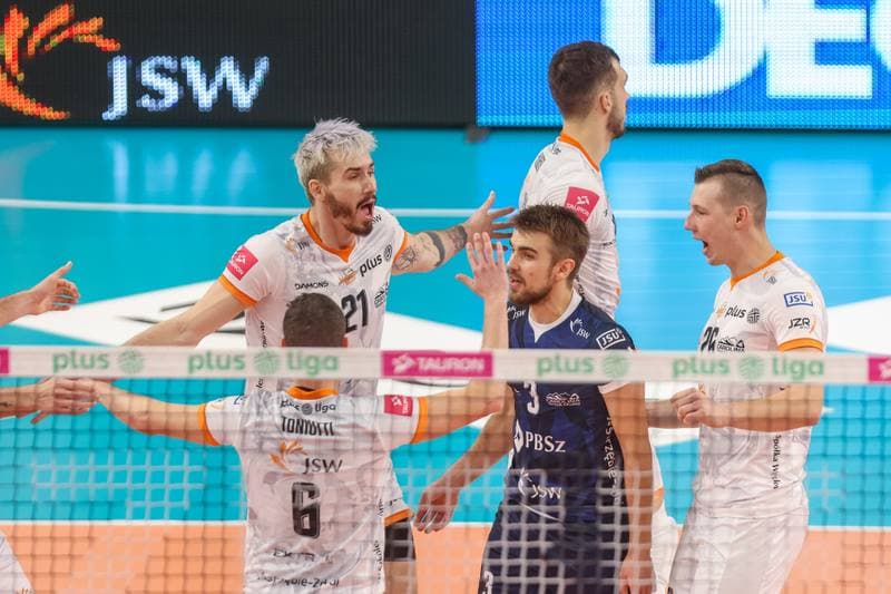 Volleyball. PlusLiga. Jastrzebski Wegiel - Indykpol AZS Olsztyn. 24.10.2023