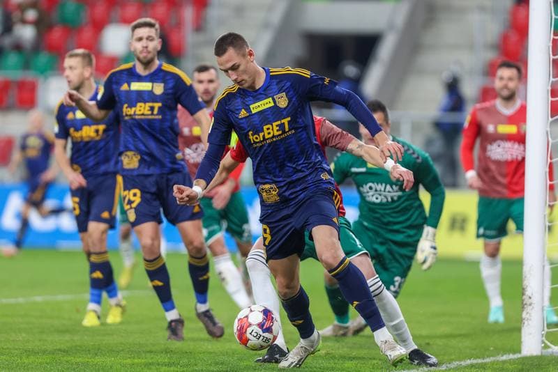 Football. Fortuna I Liga. Zaglebie Sosnowiec - Arka Gdynia. 12.11.2023