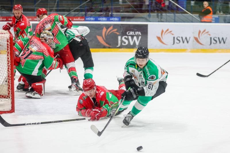 Ice Hockey. Tauron Hokej Liga. JKH GKS Jastrzebie - Zaglebie Sosnowiec. 24.11.2023