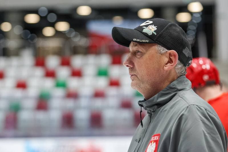 Ice Hockey. Poland national team. Training. 08.11.2023