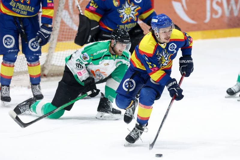 Ice Hockey. Tauron Hokej Liga. JKH GKS Jastrzebie - PZU Podhale Nowy Targ. 07.01.2024