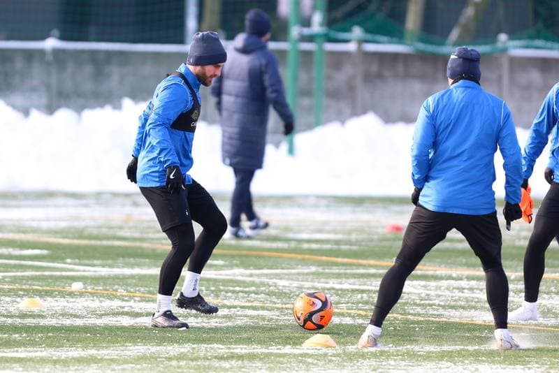 Football. Ruch Chorzow. Training. 08.01.2024
