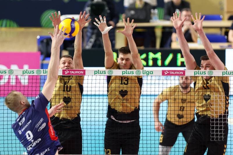 Volleyball. PlusLiga. GKS Katowice - Grupa Azoty ZAKSA Kedzierzyn-Kozle. 10.02.2024