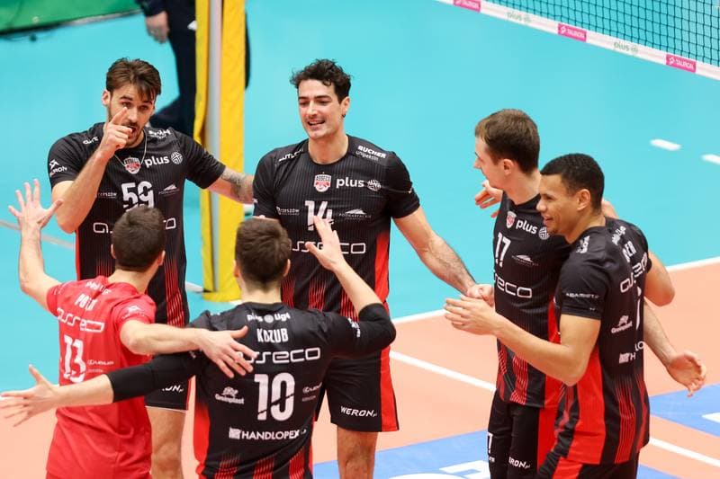 Volleyball. PlusLiga. Aluron CMC Warta Zawiercie - Asseco Resovia Rzeszow. 25.01.2024