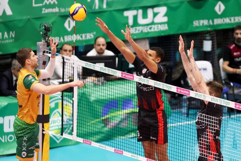 Volleyball. PlusLiga. Aluron CMC Warta Zawiercie - Asseco Resovia Rzeszow. 25.01.2024