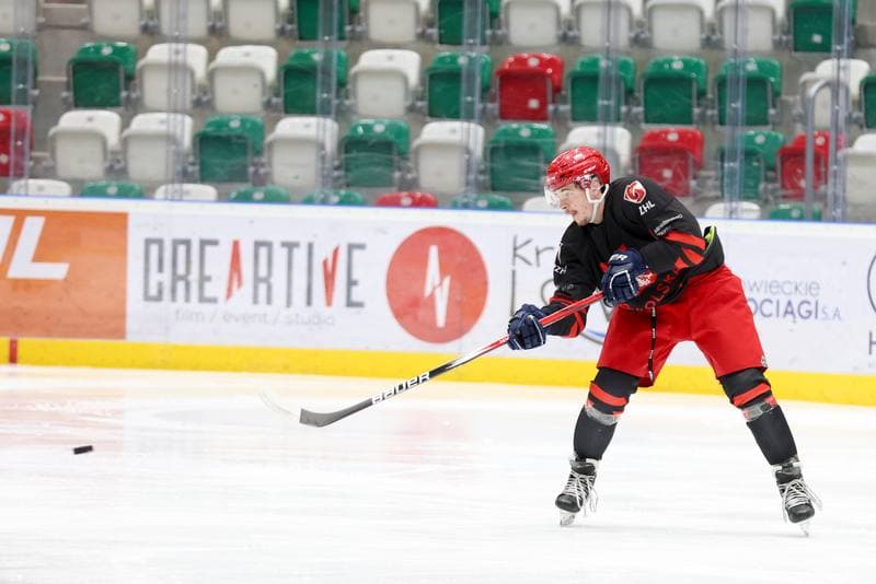 Ice Hockey. Poland national team. Training. 03.02.2024