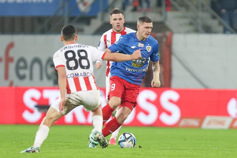 Football. PKO BP Ekstraklasa. Piast Gliwice - Cracovia Krakow. 23.02.2024