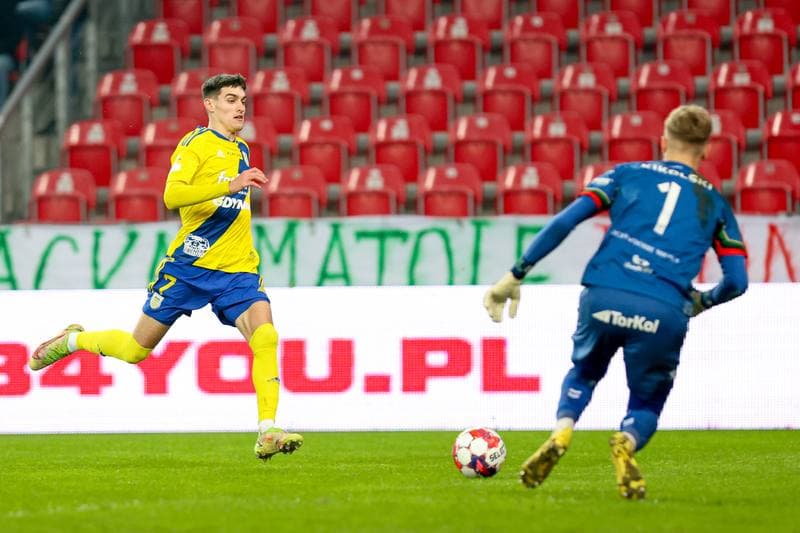 Football. Fortuna I Liga. GKS Tychy - Arka Gdynia. 01.03.2024