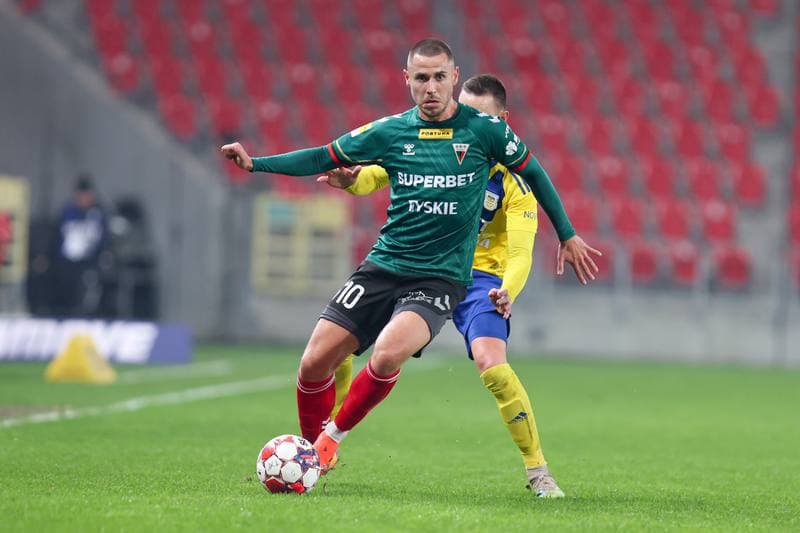 Football. Fortuna I Liga. GKS Tychy - Arka Gdynia. 01.03.2024