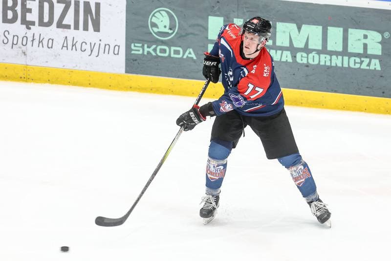 Ice Hockey. Tauron Hokej Liga. EC Bedzin Zaglebie Sosnowiec - KH Energa Torun. 19.01.2025