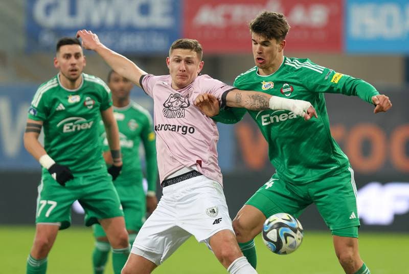Football. PKO BP Ekstraklasa. Piast Gliwice - Radomiak Radom. 08.03.2024