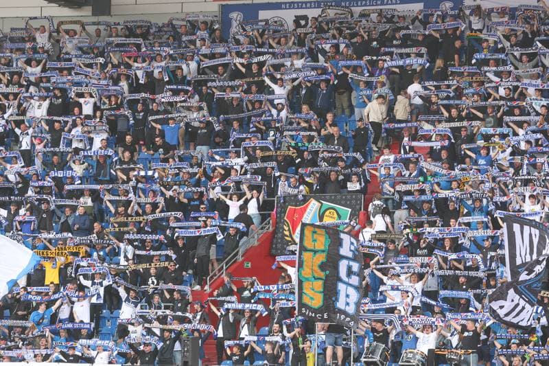 Football. Fortuna:Liga. Banik Ostrava - FK Teplice. 31.03.2024