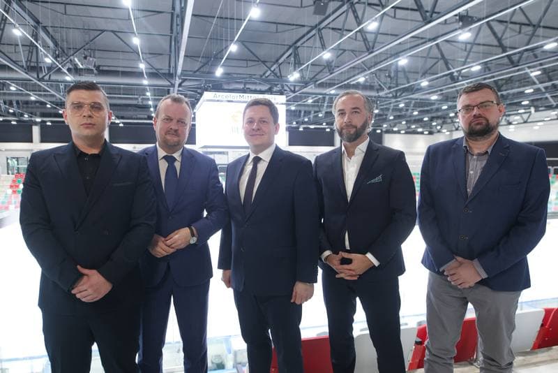 Ice Hockey. EC Bedzin. Press Conference. 03.04.2024