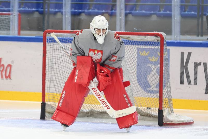 Ice Hockey. Poland national team. Training. 11.04.2024