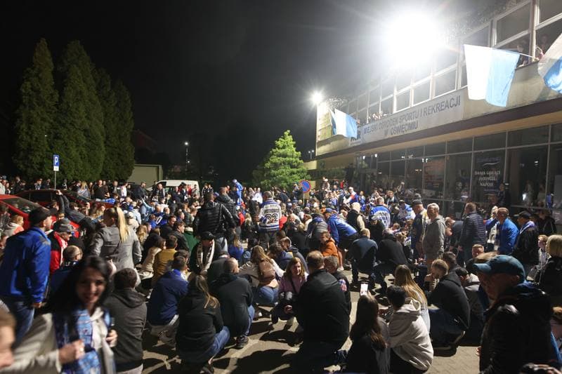 Ice Hockey. Re-Plast Unia Oswiecim. Welcome Ceremony. 15.04.2024