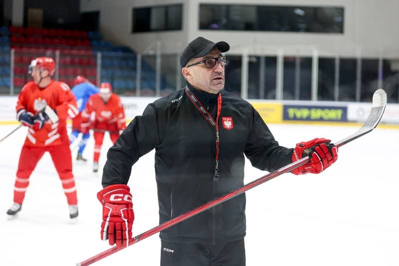 Ice Hockey. Poland national team. Training. 16.04.2024
