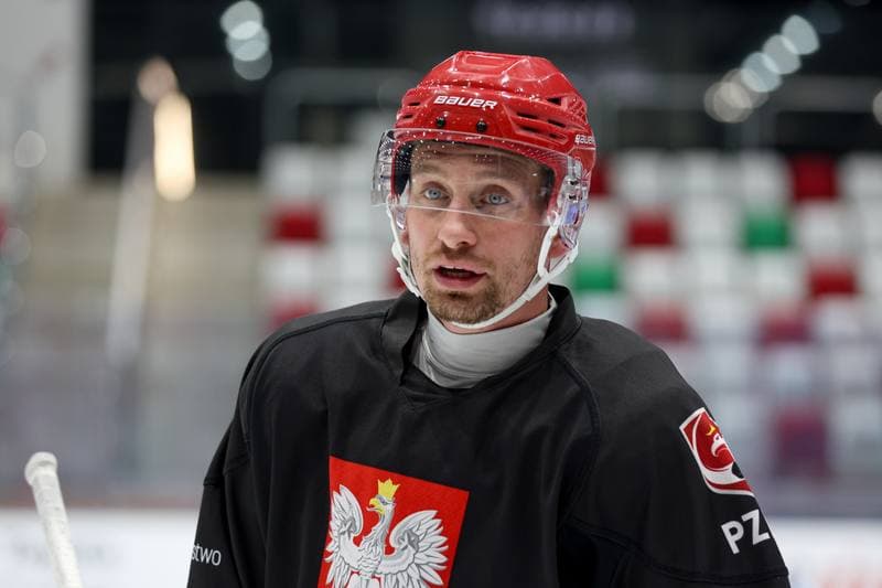 Ice Hockey. Poland national team. Training. 30.04.2024