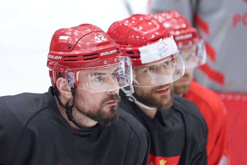 Ice Hockey. Poland national team. Training. 06.05.2024