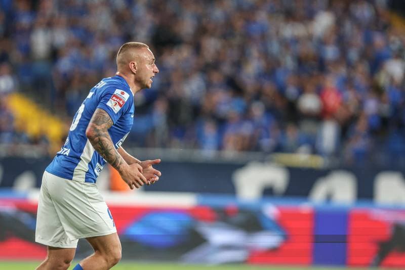 Football. Betclic I Liga. Ruch Chorzow - Gornik Leczna. 31.08.2024