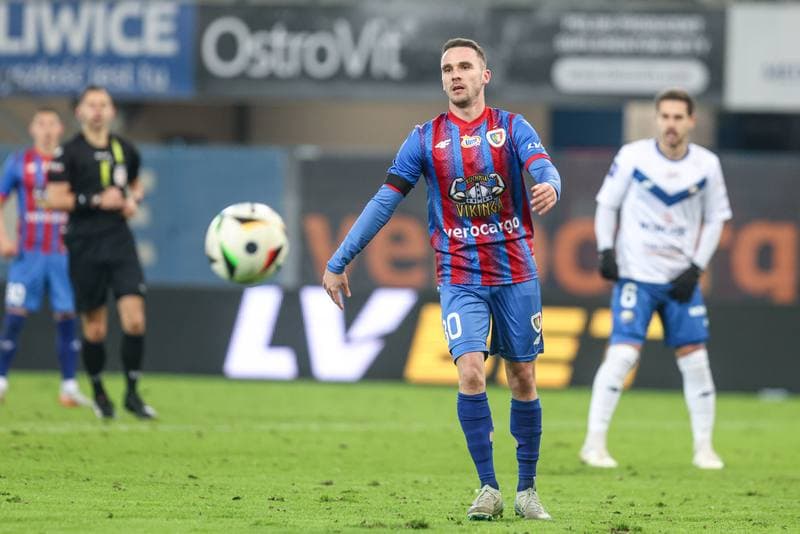 Football. PKO BP Ekstraklasa. Piast Gliwice - Stal Mielec. 21.02.2025