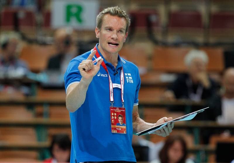 Volleyball. Finland. Press Conference. 03.09.2014